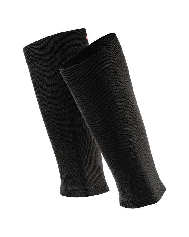 DANISH ENDURANCE Graduated Calf Compression Sleeves (Solid Black 1 Pair, Large) - Image 1